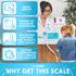 JJ CARE Medical Scale - Professional Grade Body Weight Scale with 660 lbs. Capacity, Easy-to-Read LCD Display | Heavy-Duty Wrestling Scale for Home, Gym, Hospital, and Clinical Use
